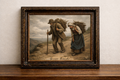 Peasant couple on a rugged path