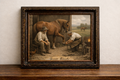 Rural life by the barn