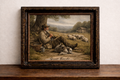 Shepherd's rest in the countryside
