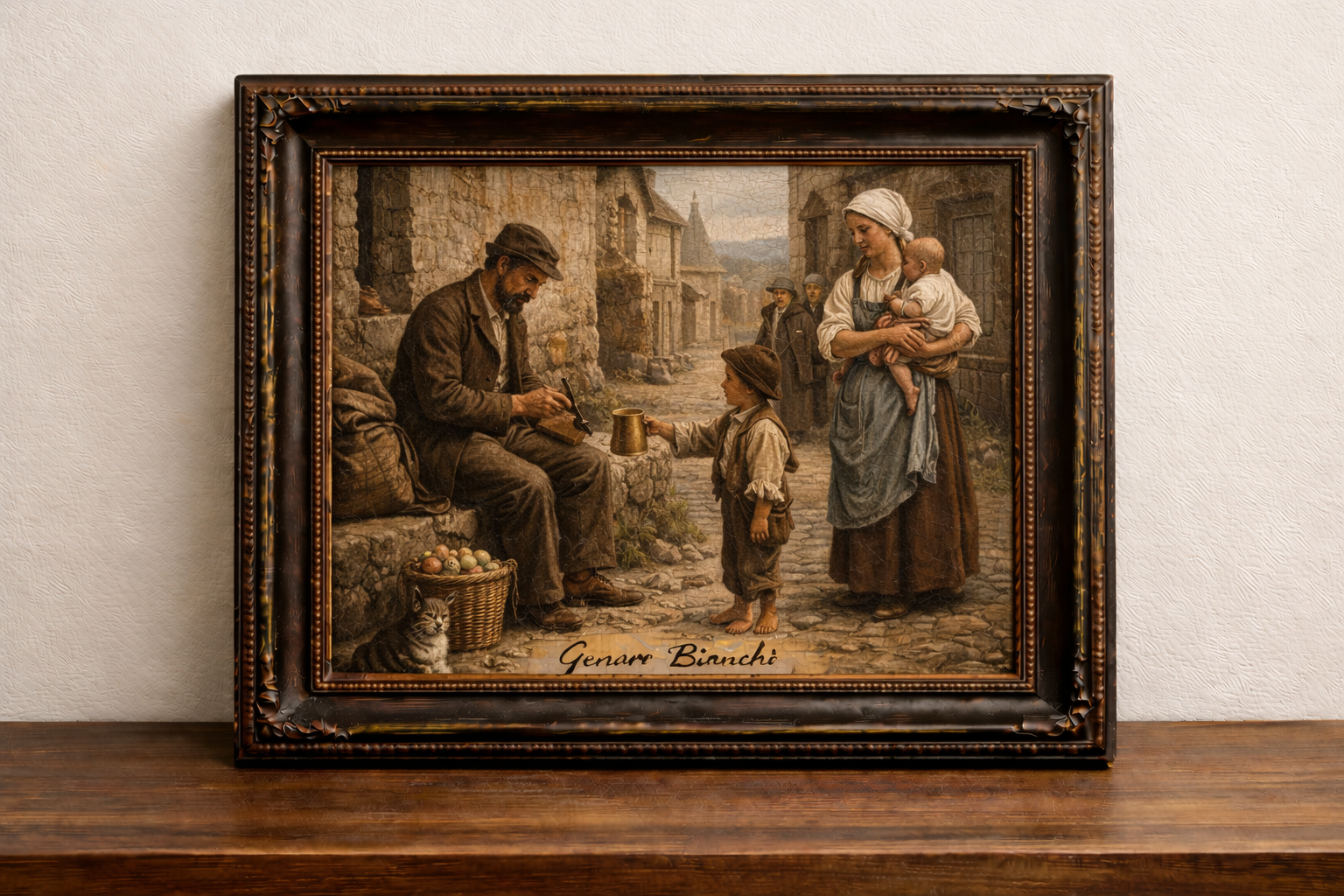 Village life in quiet detail